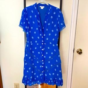 Beautiful blue Shoshanna dress!